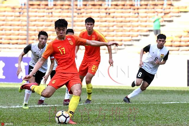 勇毅共奋进 - 中国国奥5球胜老挝 预选赛获首胜